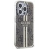 Guess GUHCP15LH4PSEGW iPhone 15 Pro 6.1 brązowy/brown hardcase IML 4G Gold Stripe